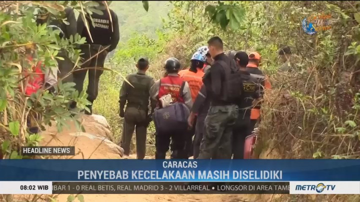 Helikopter Militer Venezuela Jatuh, 7 Perwira Tewas