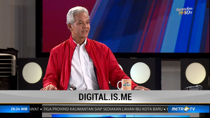 Ganjar Pranowo ajak masyarakat  masuk dunia digital