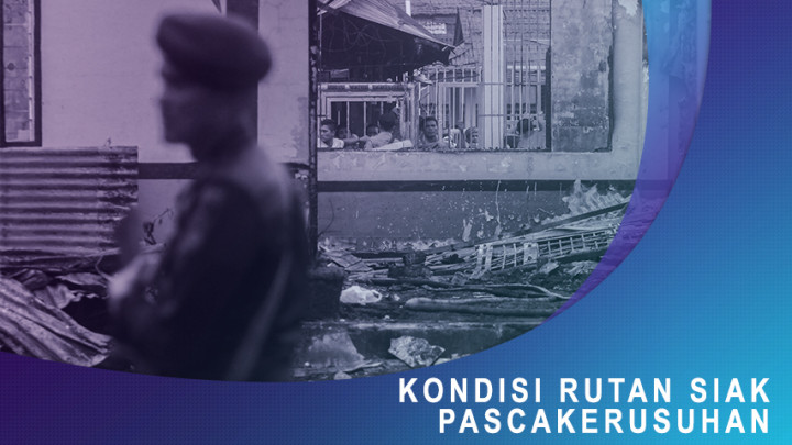 Kondisi Rutan Siak Pascakerusuhan