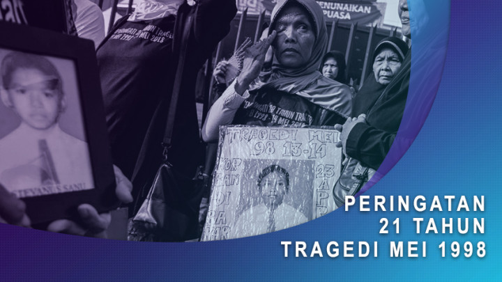 Peringatan 21 Tahun Tragedi Mei 1998