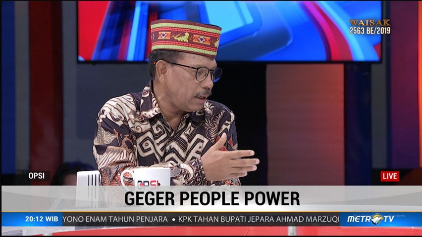 Johnny G. Plate : People Power Tidak Relevan dengan Pemilu Kita