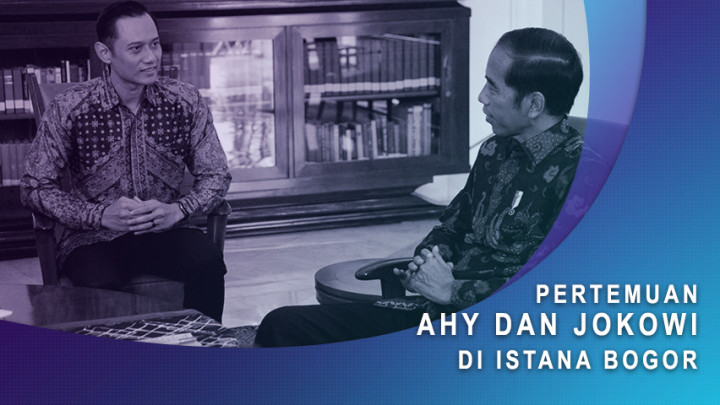 Pertemuan AHY dan Jokowi di Istana Bogor