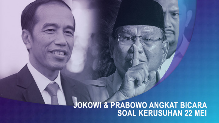 Jokowi Ajak Rakyat Rajut Persatuan, Prabowo Minta Pendukungnya Hindari Kekerasan