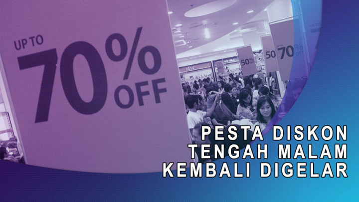 Pesta Diskon Tengah Malam Kembali Digelar