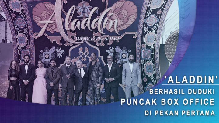 'Aladdin' Berhasil Duduki Puncak Box Office di Pekan Pertama