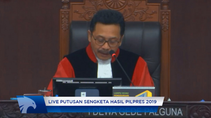 Putusan Sengketa Hasil Pilpres 2019: MK Kesampingkan Dalil Soal Sidak Gudang KPU Bekasi