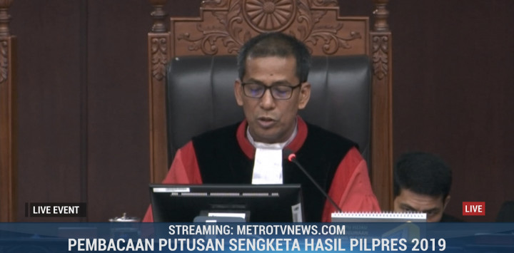 Putusan Sengketa Hasil Pilpres 2019: MK Menolak Dalil Mengenai DPT dan TPS Siluman