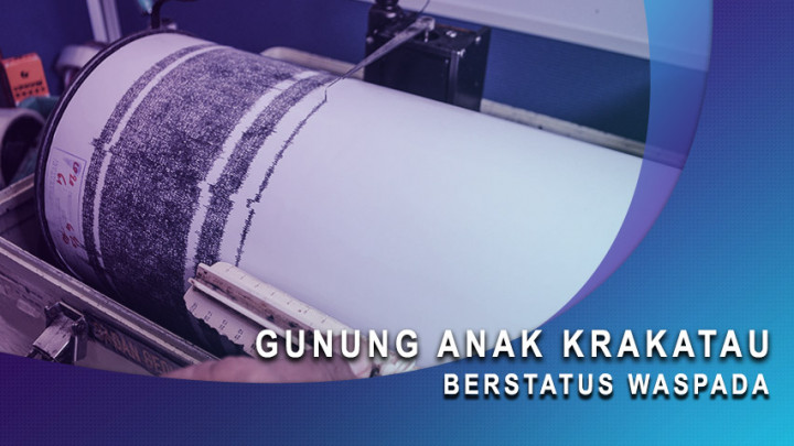 Gunung Anak Krakatau Berstatus Waspada