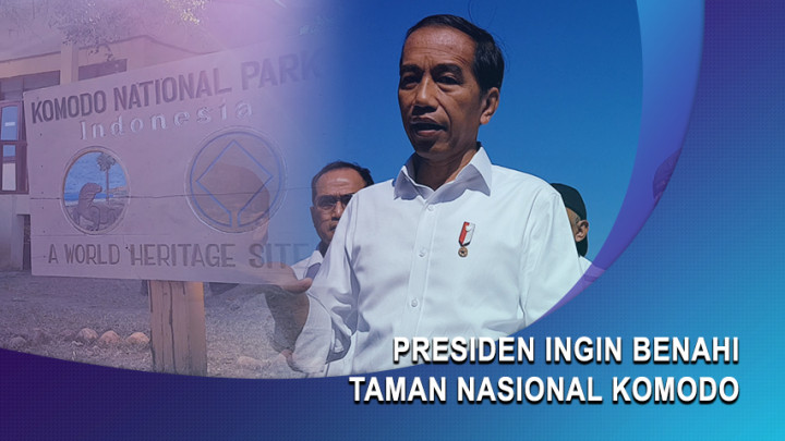 Presiden Ingin Benahi Taman Nasional Komodo