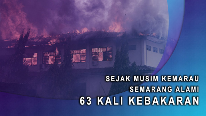 Sejak Musim Kemarau, Semarang Alami 63 Kali Kebakaran