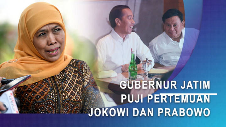 Gubernur Jatim Puji Pertemuan Jokowi dan Prabowo
