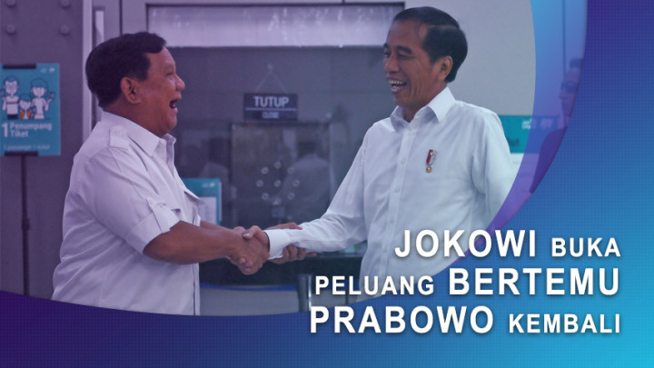 Jokowi Buka Peluang Bertemu Prabowo Kembali