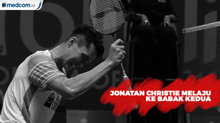 Jonatan Christie Melaju ke Babak Kedua