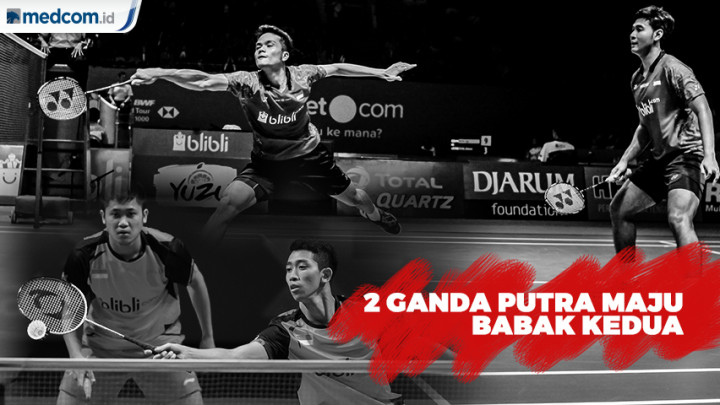 Dua Ganda Putra Indonesia Maju ke Babak Kedua Indonesia Open