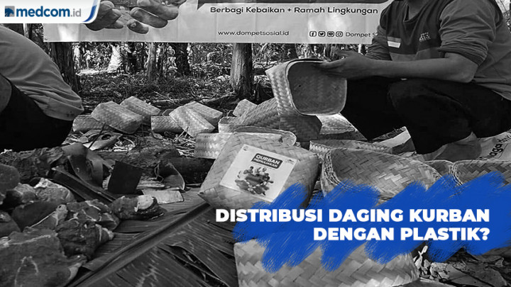 Distribusi Daging Kurban Dilarang Menggunakan Plastik