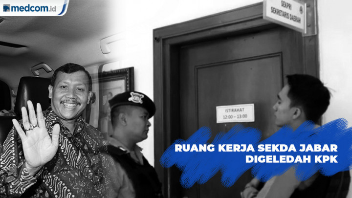 Ruang Kerja Sekda Jabar Digeledah KPK