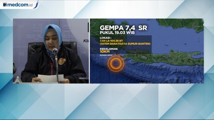 Belum Cabut Peringatan Potensi Tsunami, BMKG Tunggu hingga 2 Jam