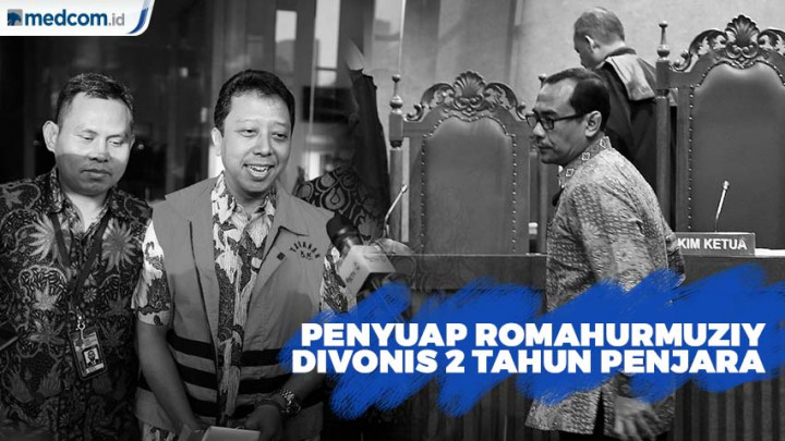Penyuap Romahurmuziy Divonis 2 Tahun Penjara