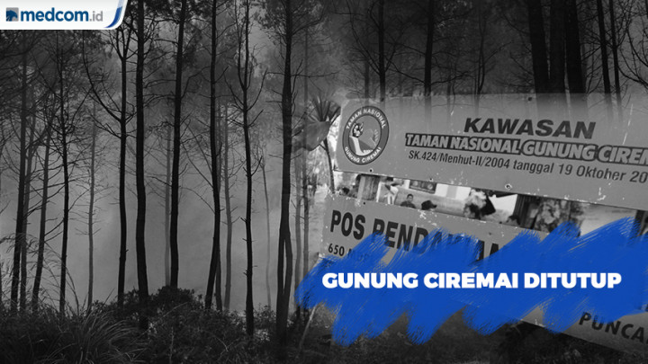 Gunung Ciremai Kebakaran, Jalur Pendakian Ditutup