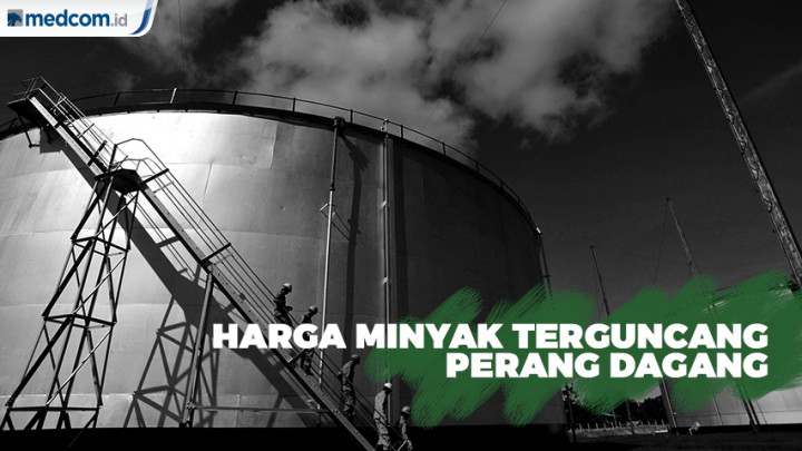 Imbas Perang dagang, Harga Minyak Dunia Jatuh