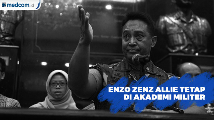 Enzo Zenz Allie Tetap Sebagai Taruna Akmil