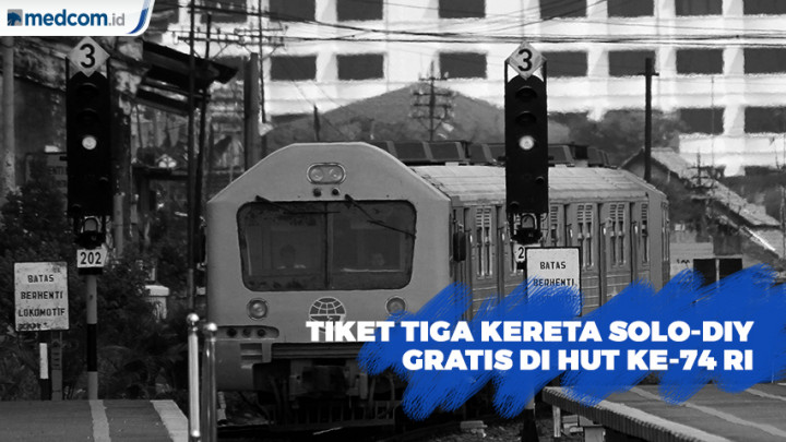 Hut Ke-74 RI, PT KAI Gratiskan Tiket Tiga Kereta Solo-DIY