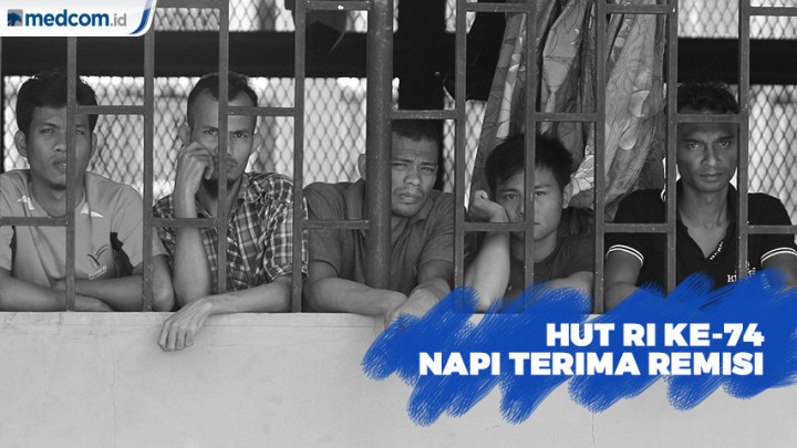 HUT Ke-74 RI, Napi Terima Remisi