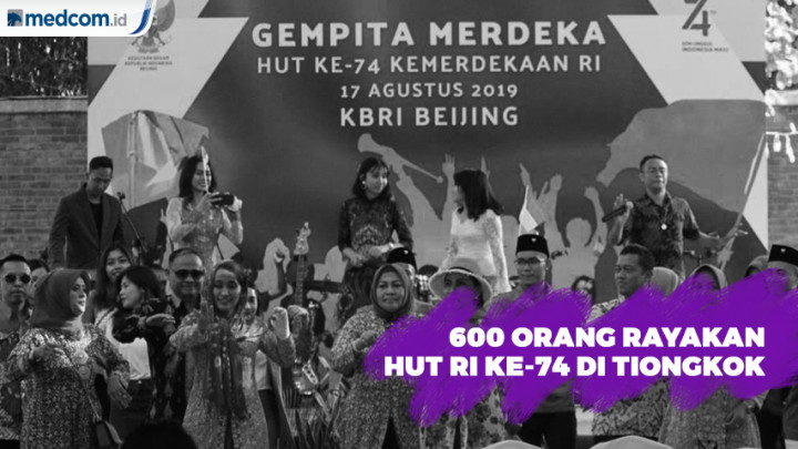 Kemeriahan Perayaan Hut RI Ke-74 di Tiongkok