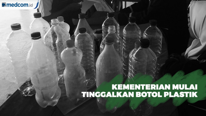 Sejumlah Kementerian Mulai Kurangi Plastik Sekali Pakai