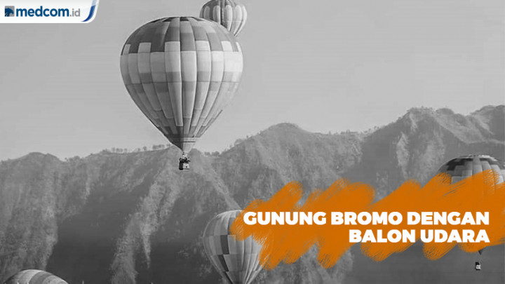 Menikmati Gunung Bromo dengan Balon Udara