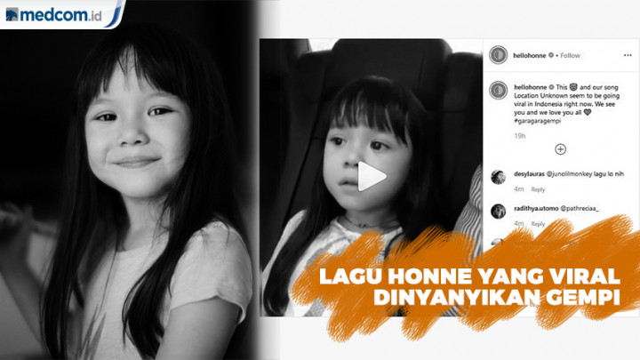 Lagu Honne yang Viral Dinyanyikan Gempi