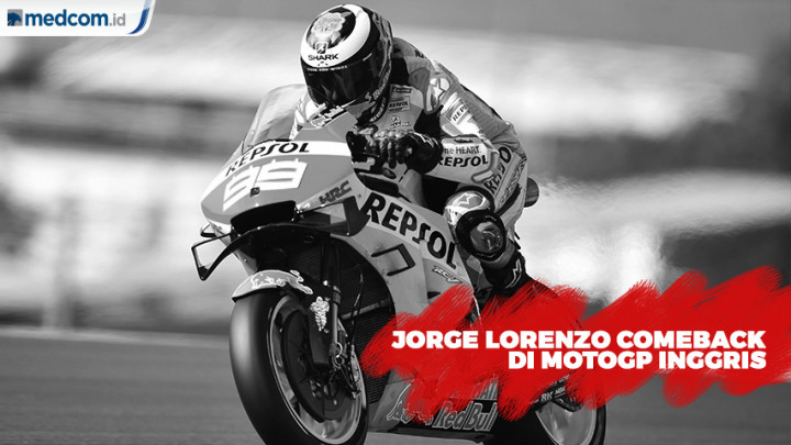 Pulih Cedera, Jorge Lorenzo Siap Turun di MotoGP Inggris