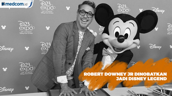 Robert Downey Jr Dinobatkan Jadi Disney Legend