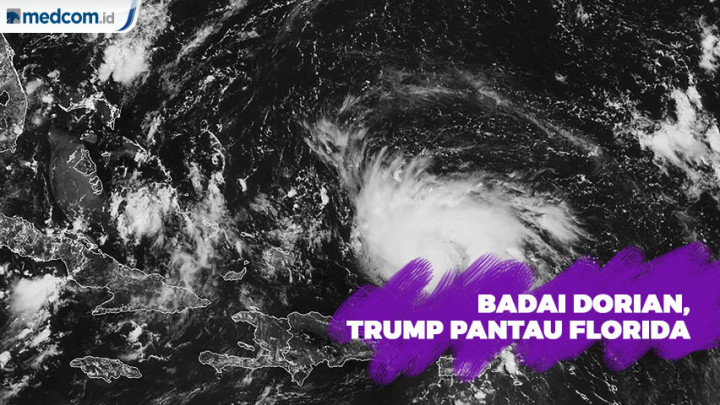 Badai Dorian, Trump Pantau Florida