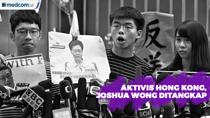 Aktivis Hong Kong, Joshua Wong Ditangkap