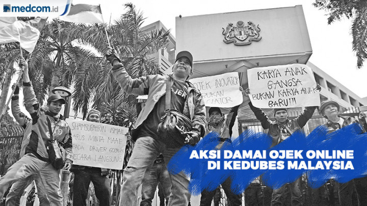Driver Ojek Online Tuntut Bos Taxi Malaysia Minta Maaf Langsung