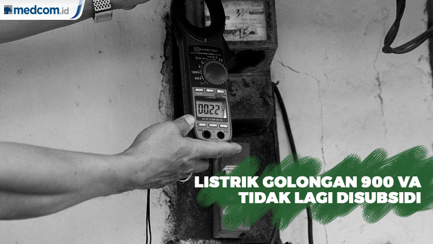 Pelanggan Listrik Golongan 900 VA Tidak Lagi Disubsidi