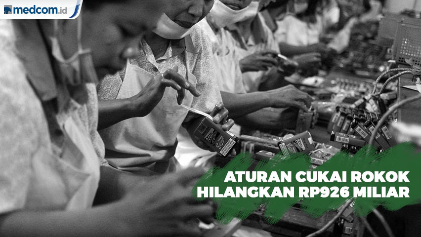 Aturan Cukai Rokok Berpotensi Hilangkan Pendapatan Negara Rp926 Miliar