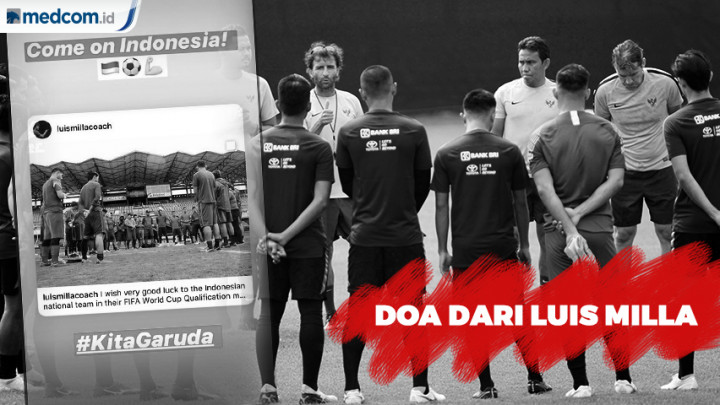 Luis Milla Kirim Doa untuk Timnas Indonesia