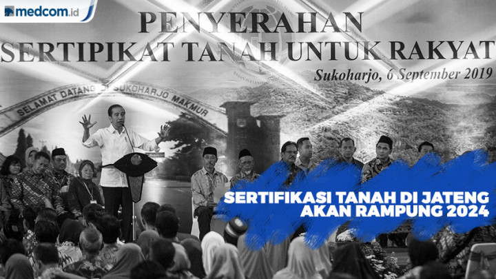 Sertifikasi Tanah di Jateng Akan Beres 2024