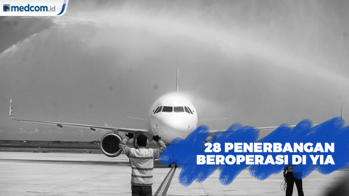 YIA Melayani 28 Penerbangan