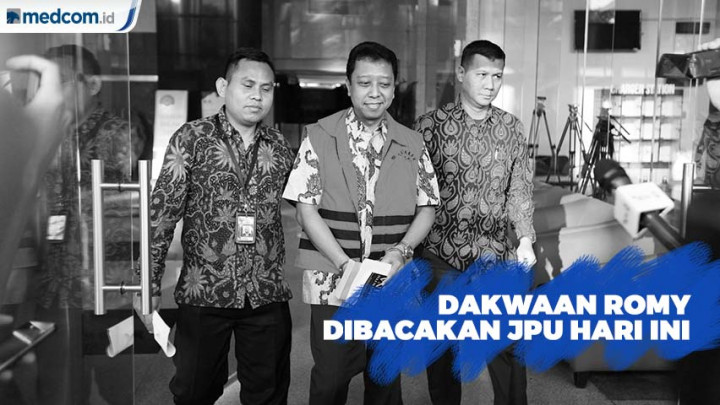 Terima Suap Jual-Beli Jabatan, Dakwaan Romy Dibacakan JPU Hari ini