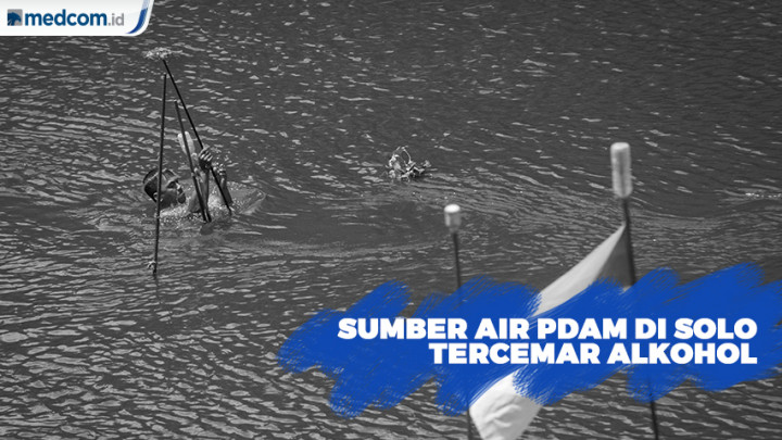 Sumber Air PDAM di Solo Tercemar Alkohol