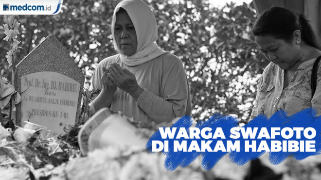Keluarga Tanggapi Maraknya Warga yang Berswafoto di Makam Habibie