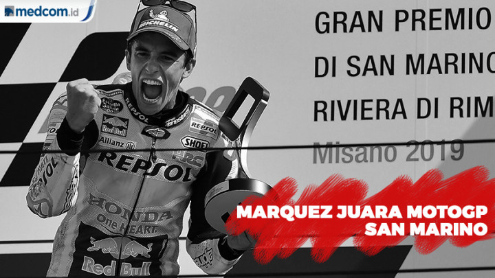 Marc Maquez Sabet Juara MotoGP San Marino