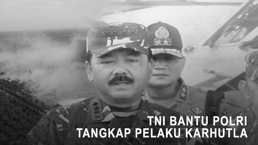 TNI Bantu Polri Tangkap Pelaku Karhutla