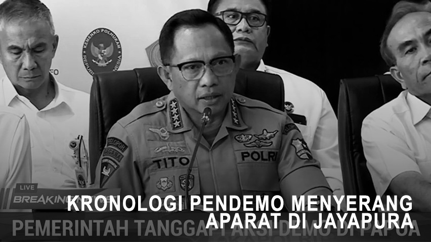 Kronologi Pendemo Menyerang Aparat di Jayapura