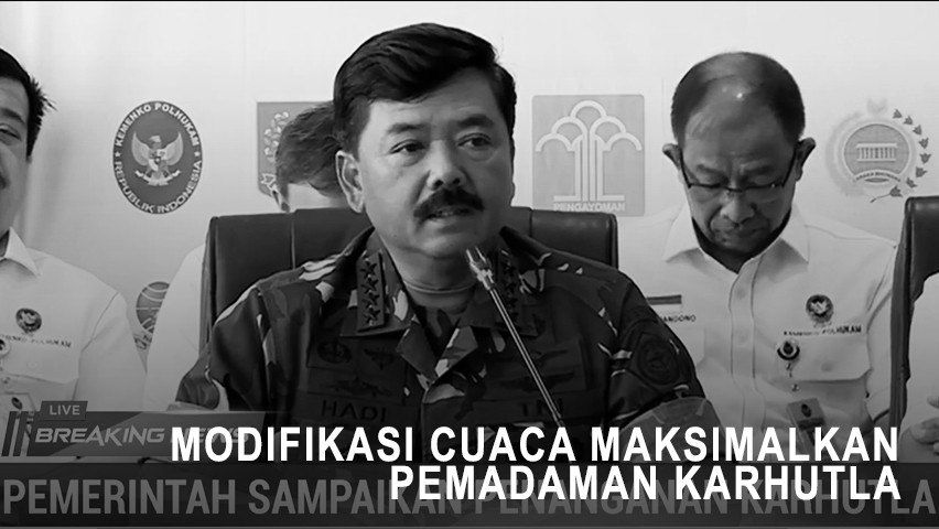 Modifikasi Cuaca Maksimalkan Pemadaman Karhutla