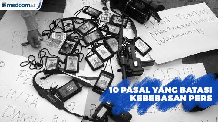 10 Pasal yang Dinilai Batasi Kebebasan Pers