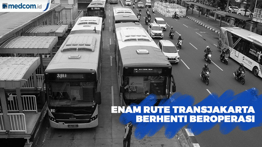 Ada Penutupan Jalan, Sejumlah Rute TransJakarta Berhenti Beroperasi